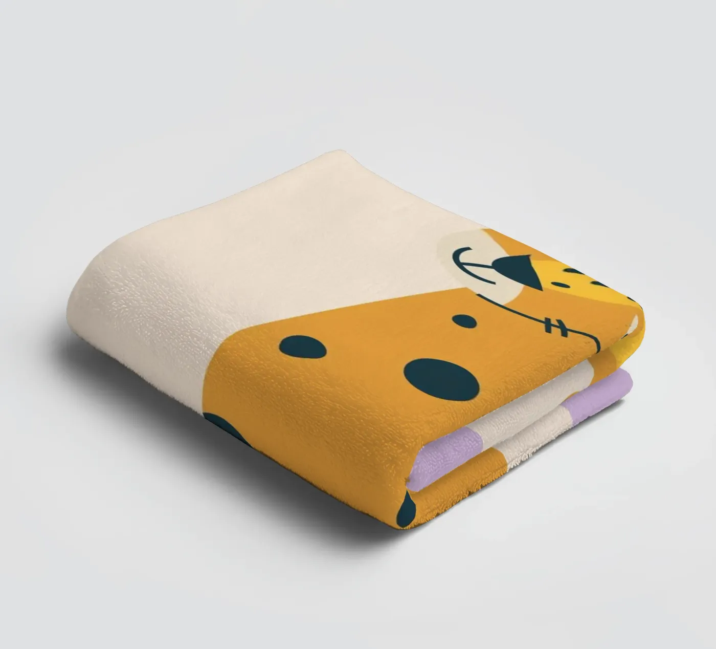 Leopard badhanddoek van PurePeachKids