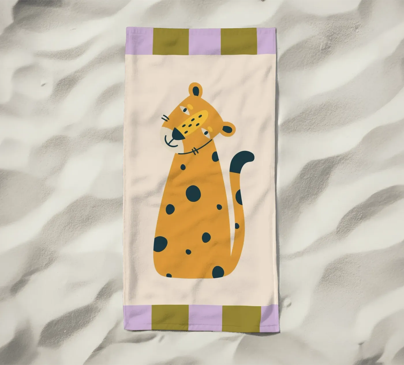 Leopard Strandtuch von PurePeachKids
