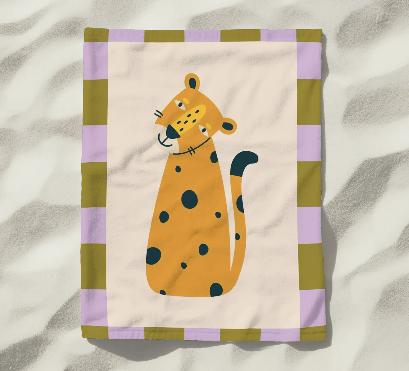 Leopard Strandtuch von PurePeachKids