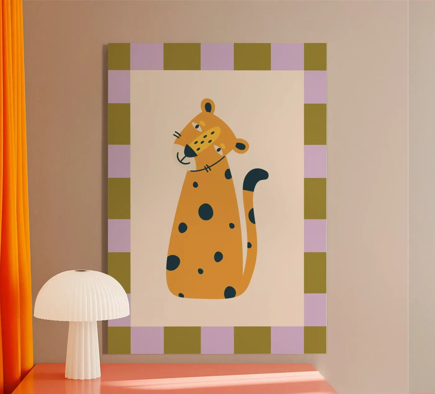 Leopard Acryl-Glas von PurePeachKids