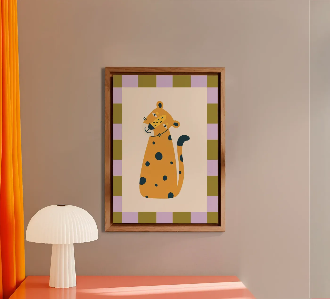 Leopard forex-plaat van PurePeachKids