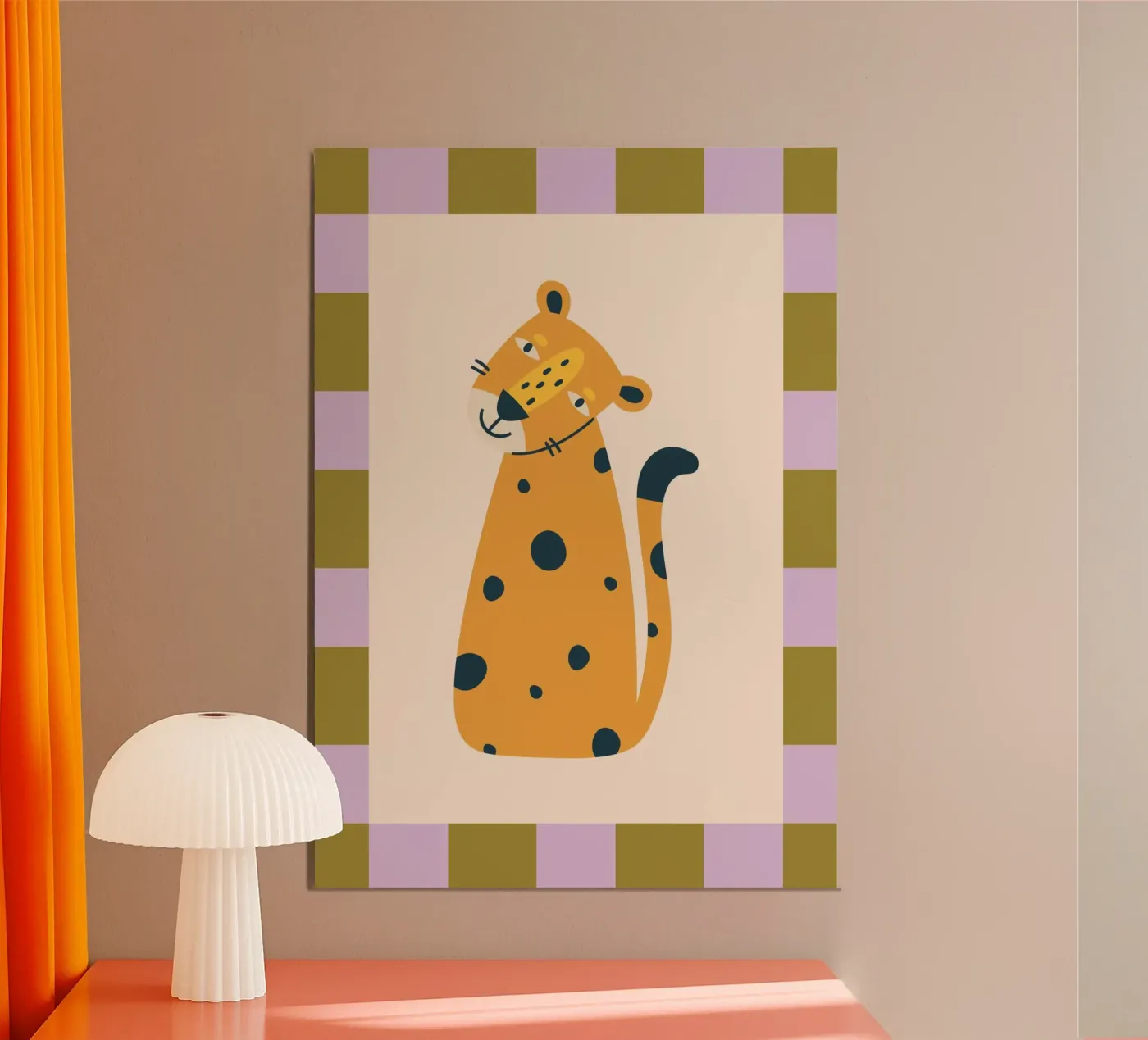 Leopard panneau forex de PurePeachKids