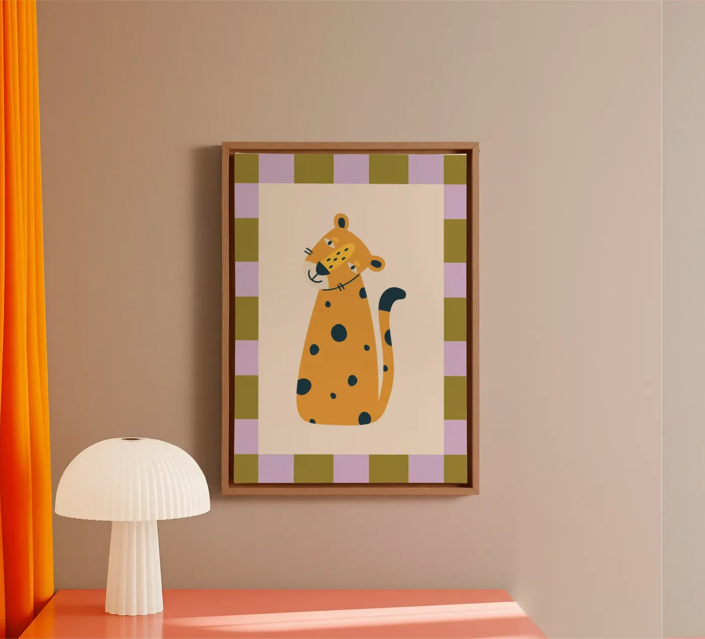 Leopard canvas van PurePeachKids