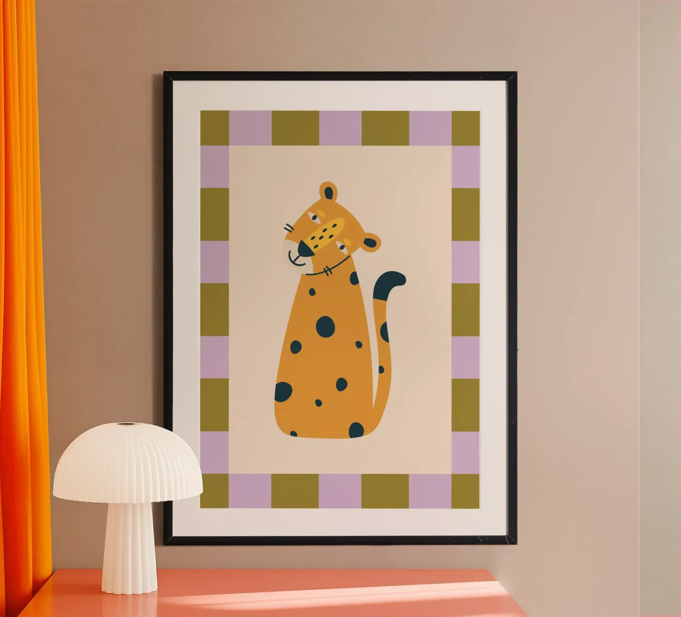 Leopard Poster von PurePeachKids
