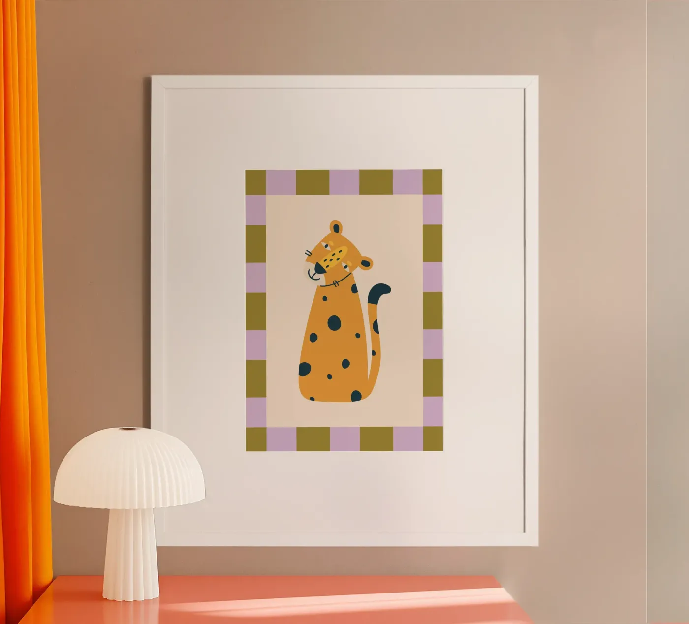 Leopard Poster von PurePeachKids
