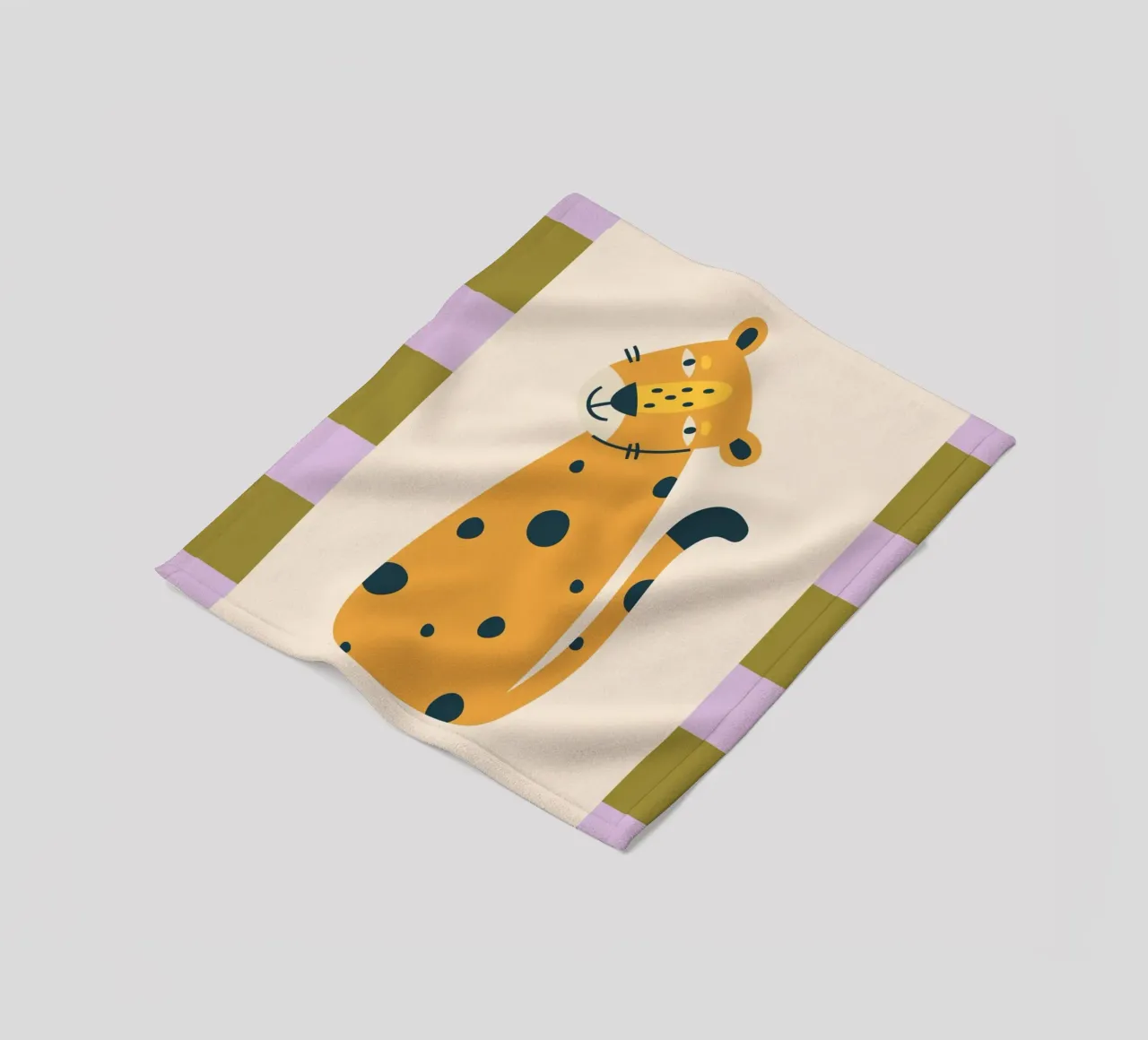 Leopard Fleecedecke von PurePeachKids