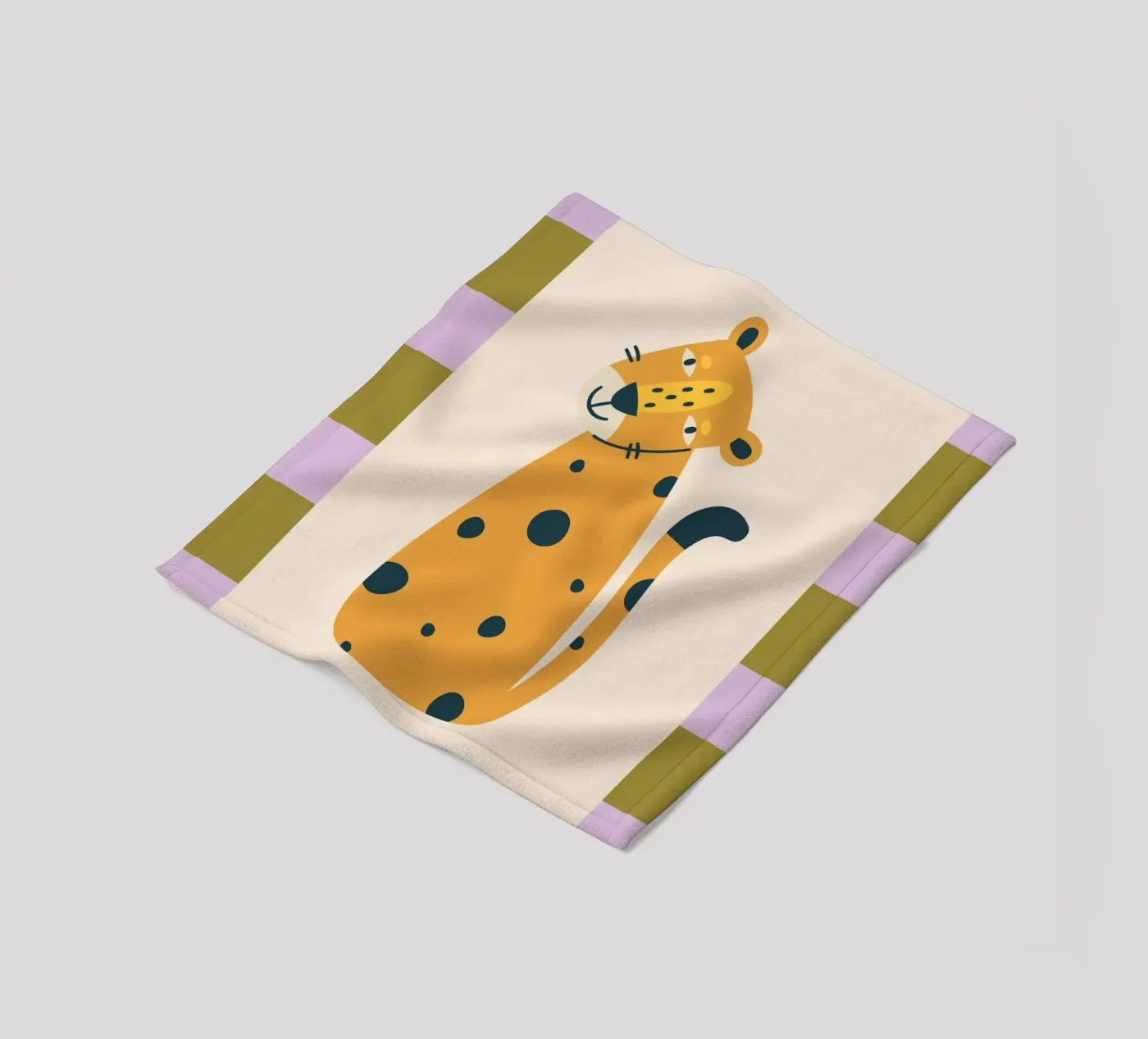 Leopard coperta in pile da PurePeachKids