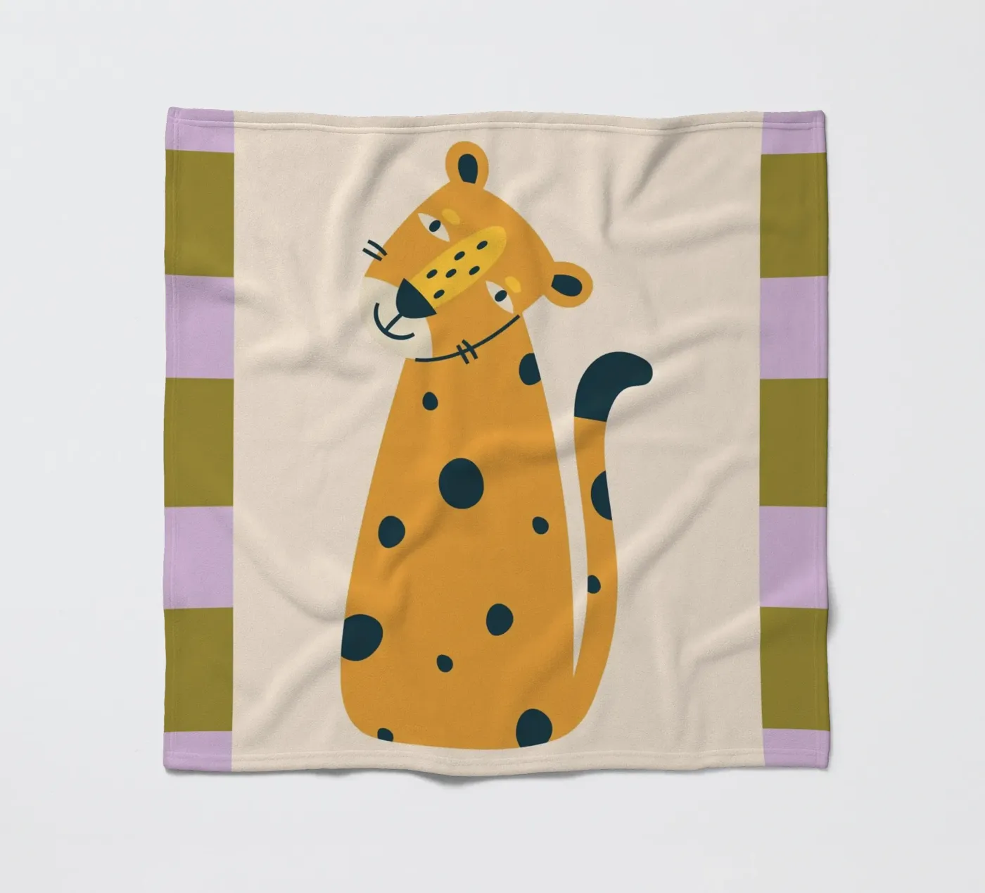 Leopard coperta in pile da PurePeachKids