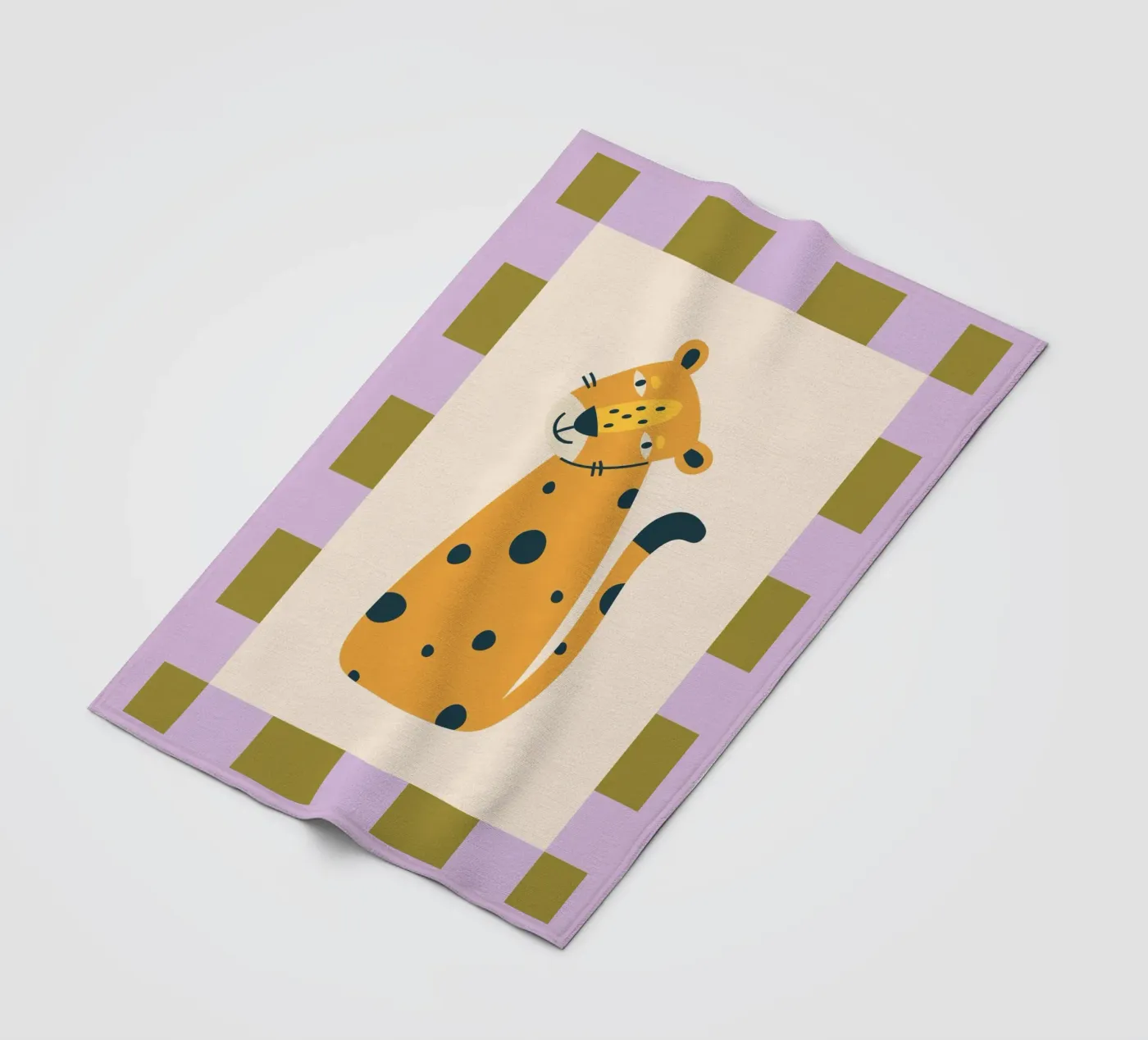 Leopard coperta in pile da PurePeachKids