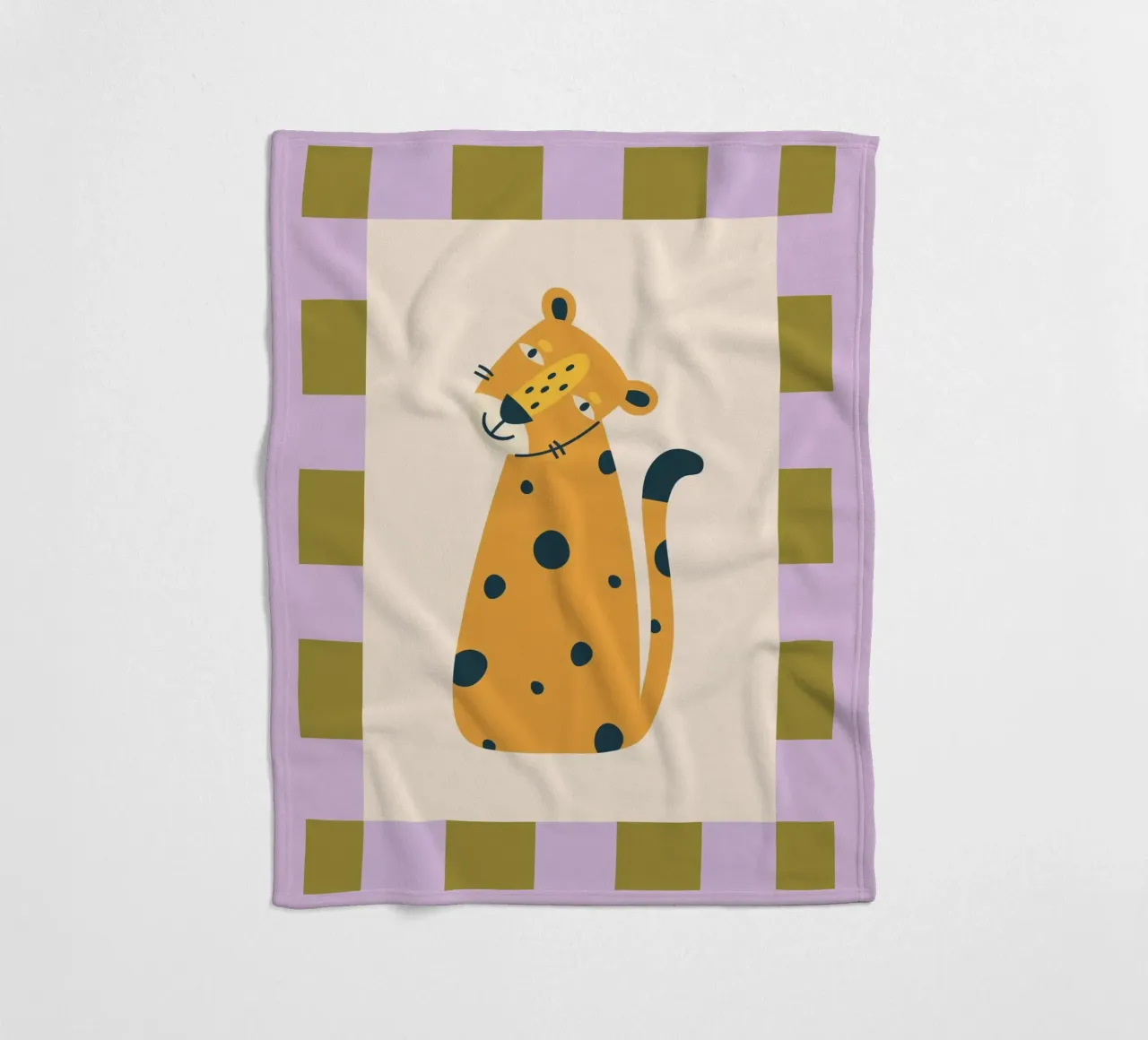 Leopard Fleecedecke von PurePeachKids