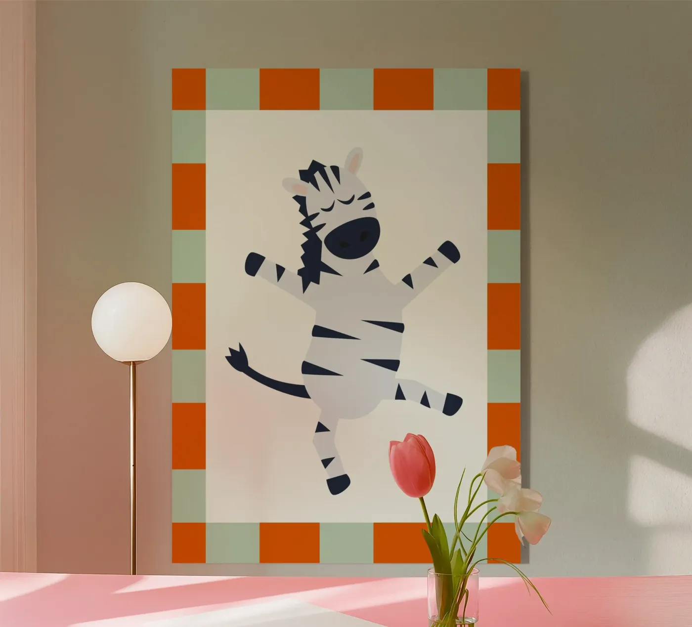 Dancing Zebra plexiglass da PurePeachKids