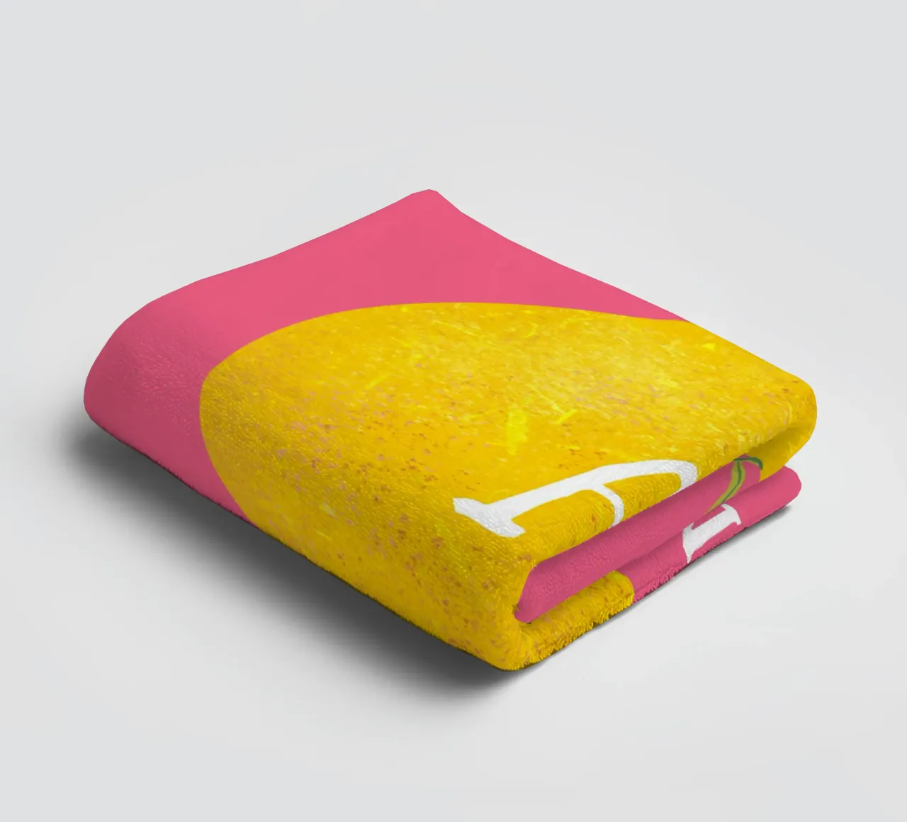 Personalisierbare Zitrone Handtuch von Illustration Raissa Oltmanns