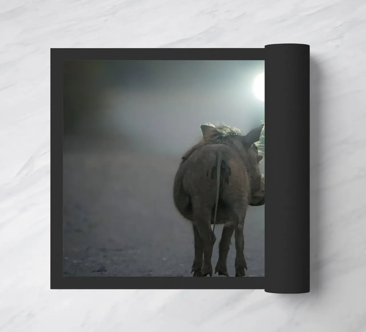 Warthog doormat by Tom's Wildlife