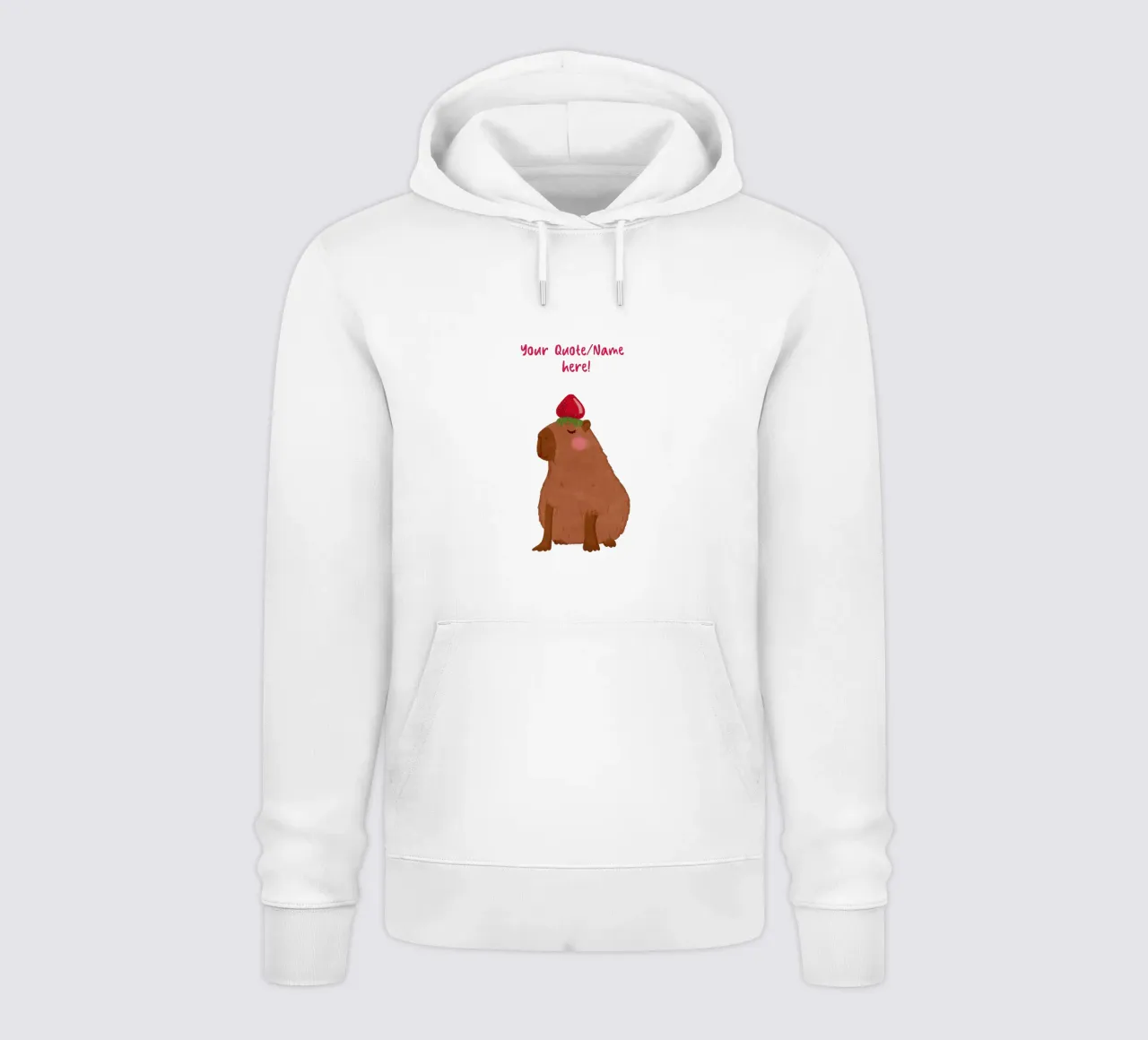 Design personalizzabile "Capybara felpa con cappuccio da Illustration Raissa Oltmanns