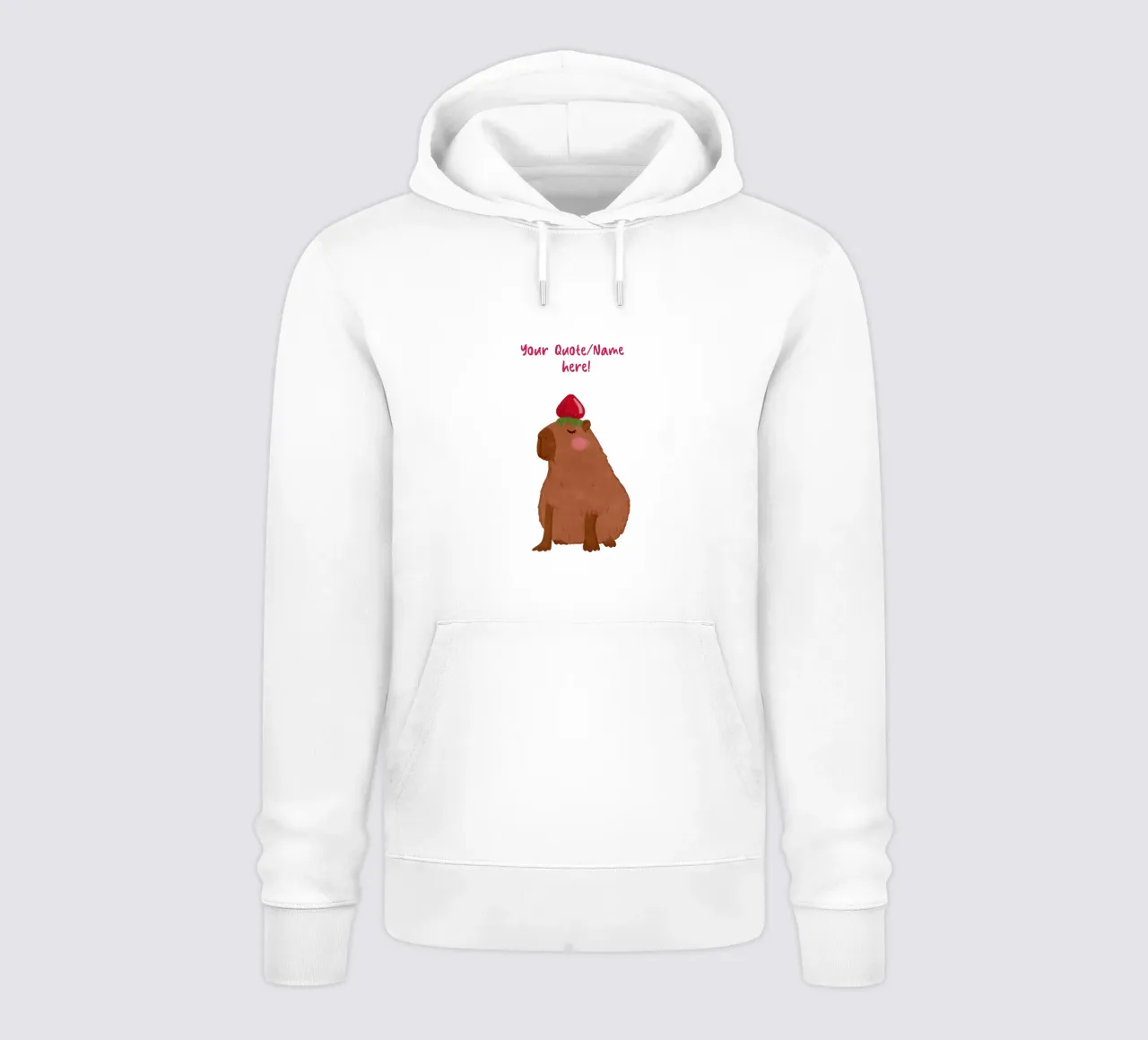 Design personalizzabile "Capybara felpa con cappuccio da Illustration Raissa Oltmanns