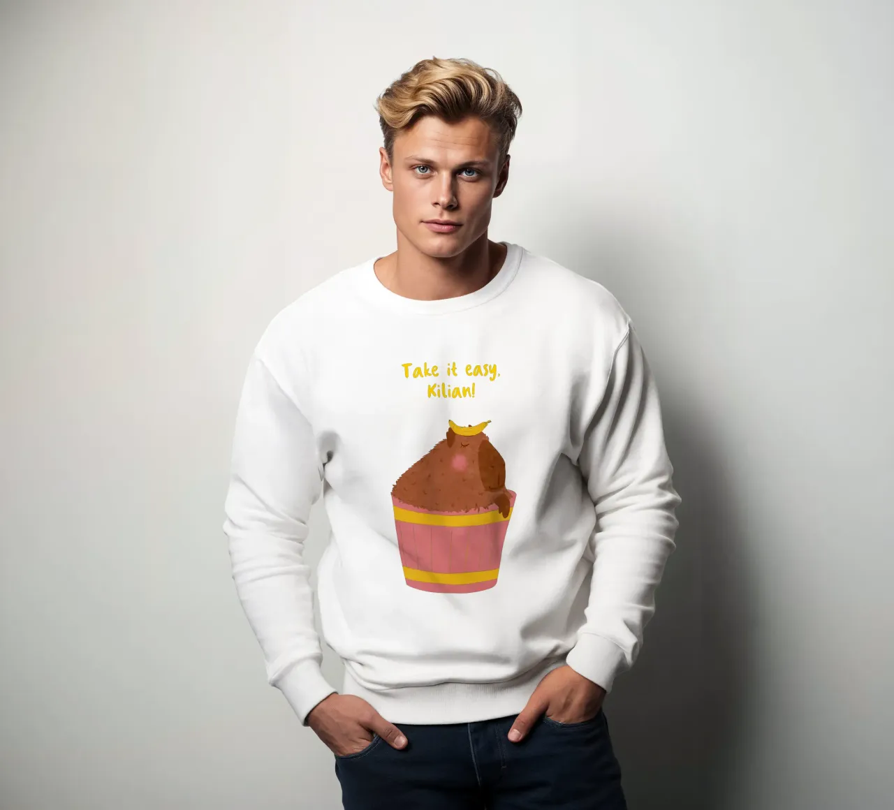 Design personalizzabile "Capybara felpa da Illustration Raissa Oltmanns