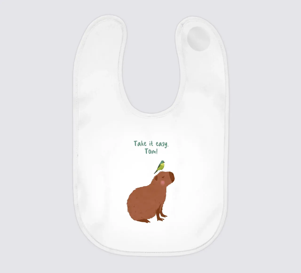Design personalizzabile "Capybara bavaglino da Illustration Raissa Oltmanns