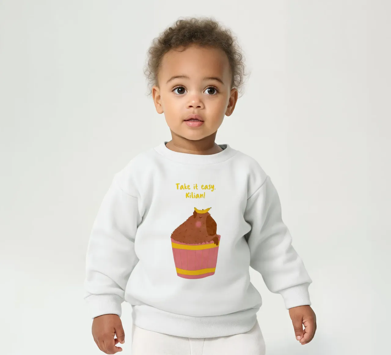 Design personalizzabile "Capybara felpa neonato da Illustration Raissa Oltmanns