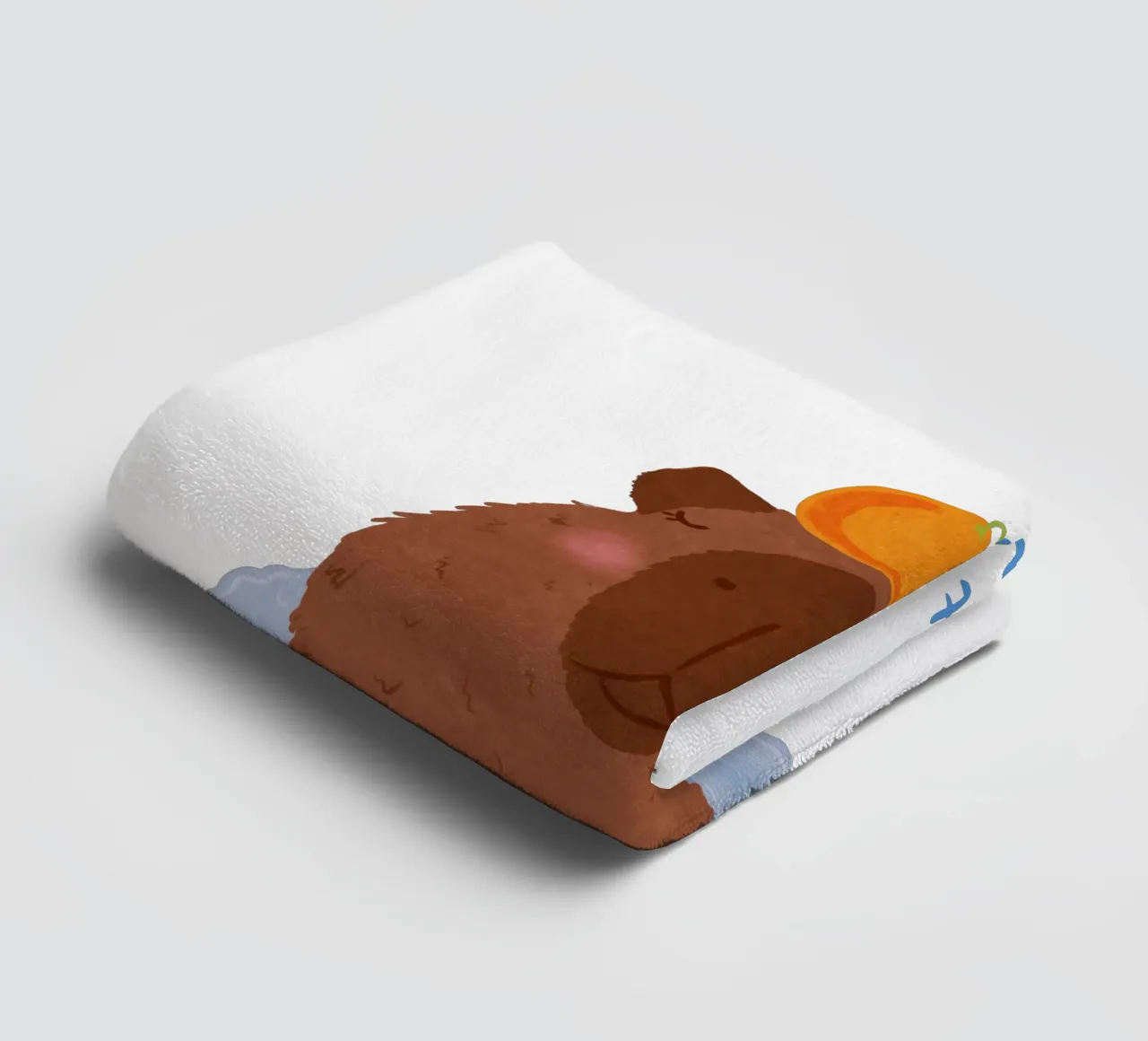 Design personalizzabile "Capybara asciugamano da bagno da Illustration Raissa Oltmanns