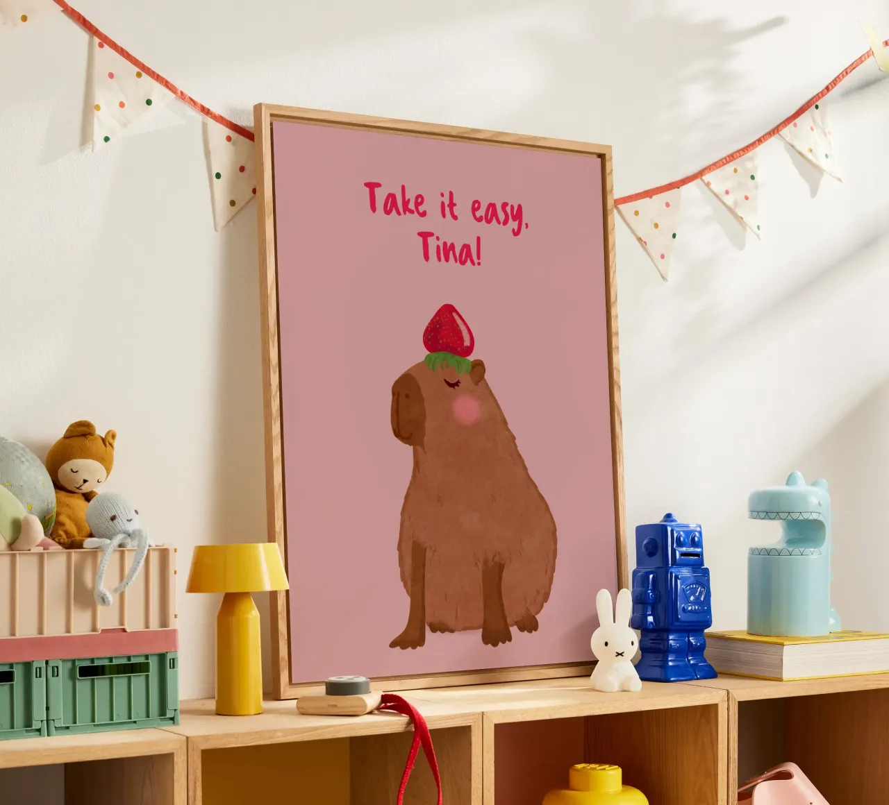 Design personalizzabile "Capybara plexiglass da Illustration Raissa Oltmanns