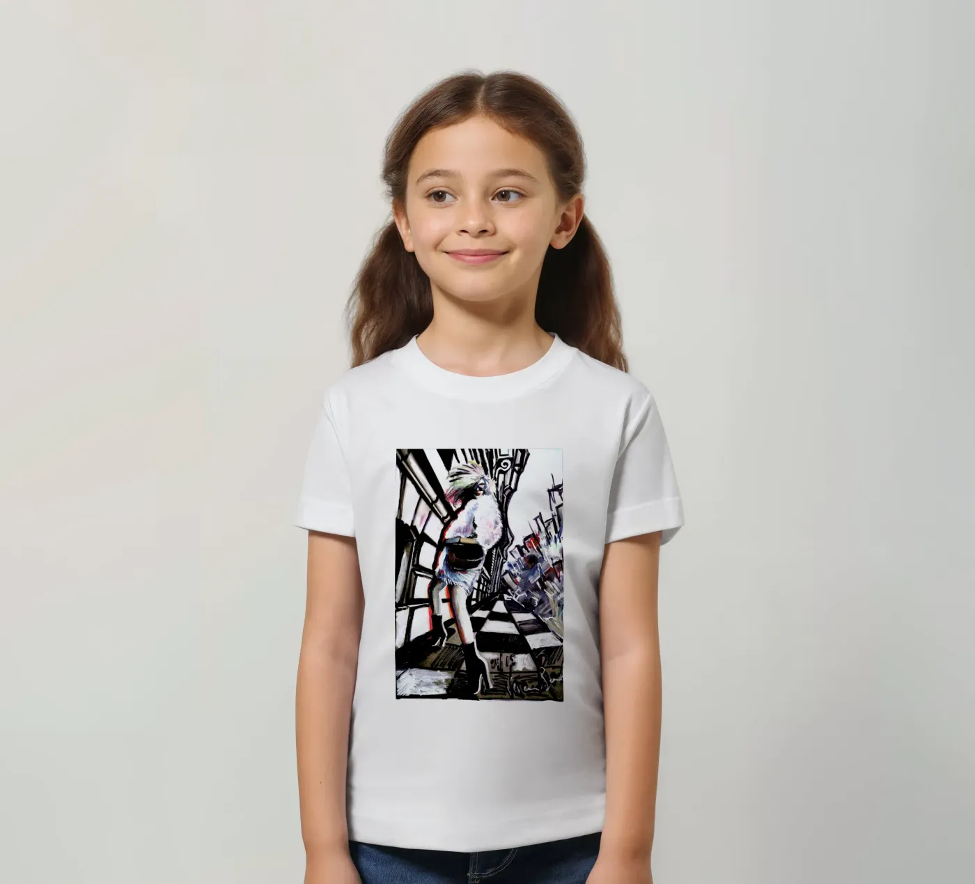 Movement kinder t-shirt van Verena Bonath | 21st aesthetics