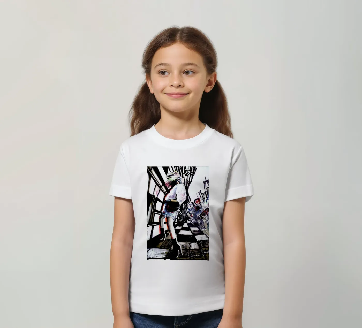 Movement kinder t-shirt van Verena Bonath | 21st aesthetics