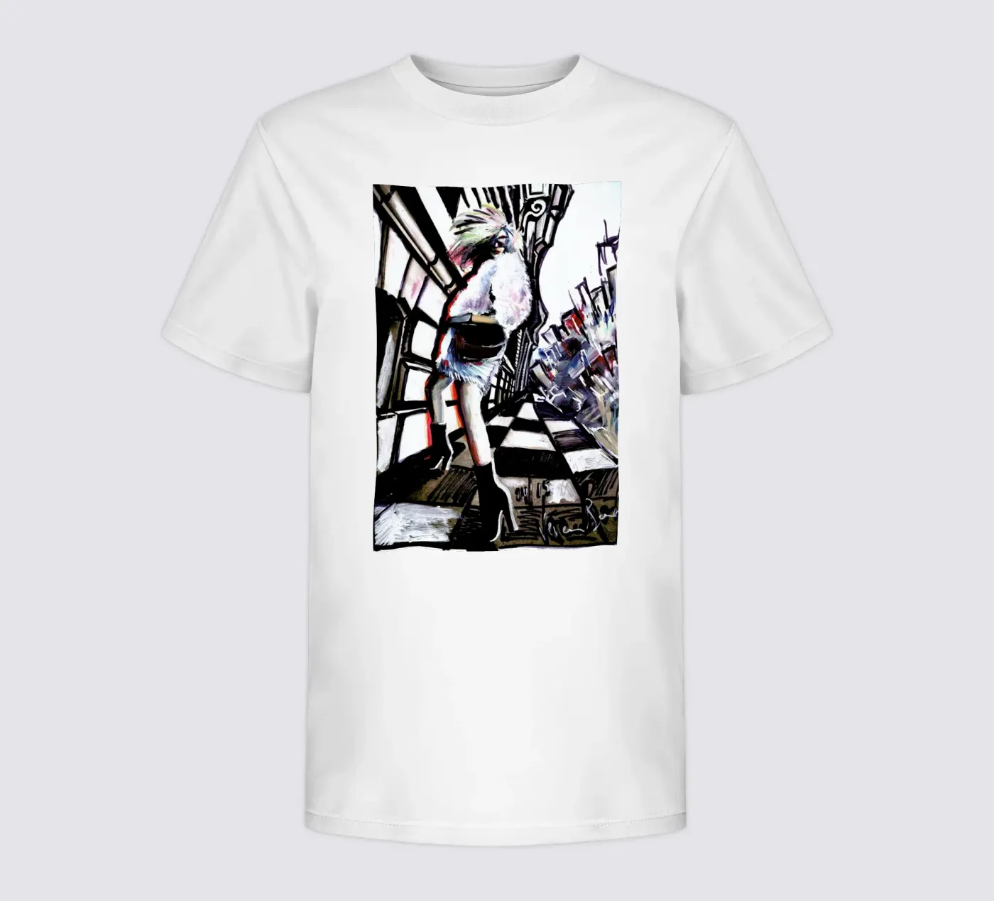 Movement kinder t-shirt van Verena Bonath | 21st aesthetics