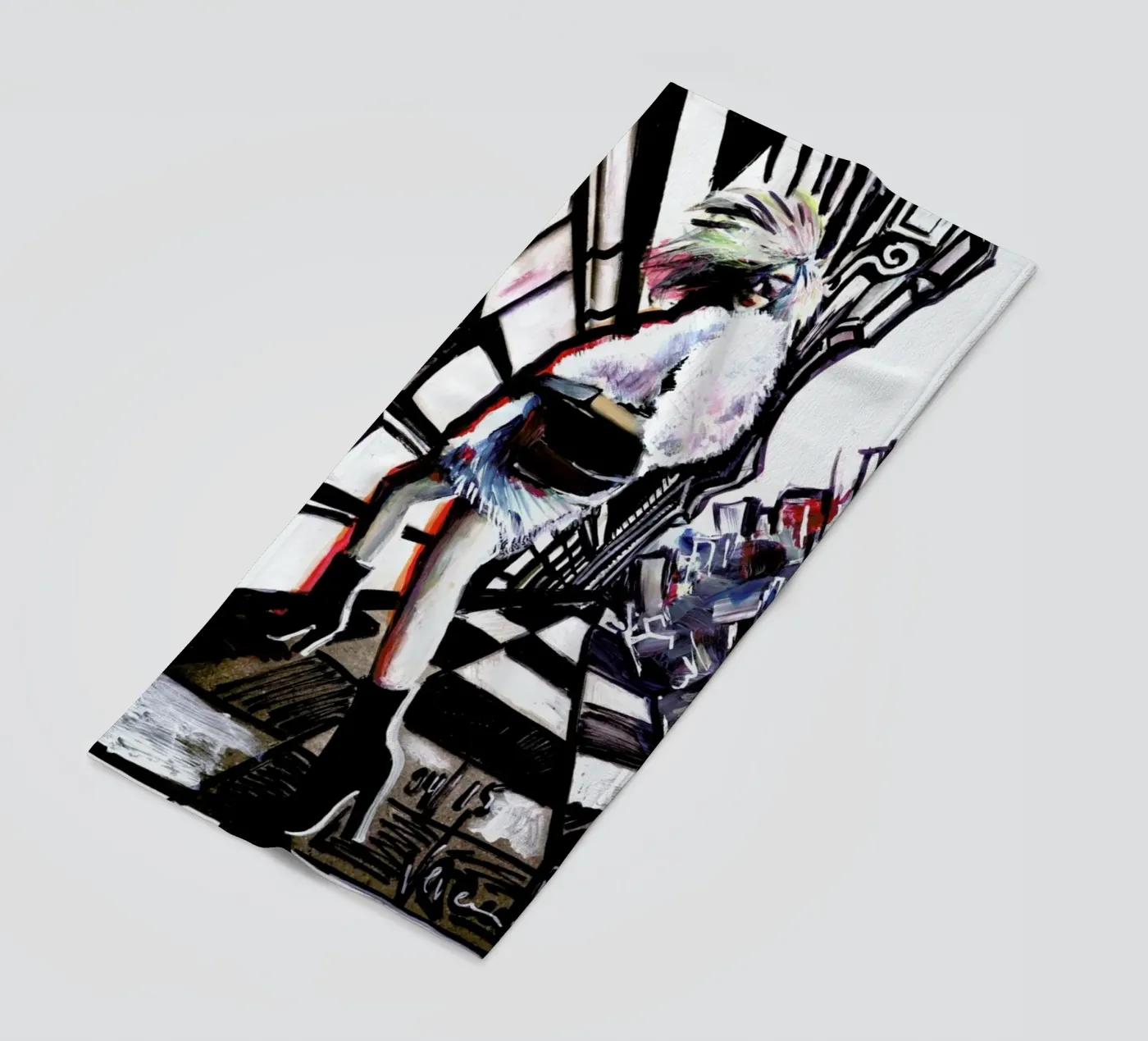 Movement beach towel by Verena Bonath | 21st aesthetics