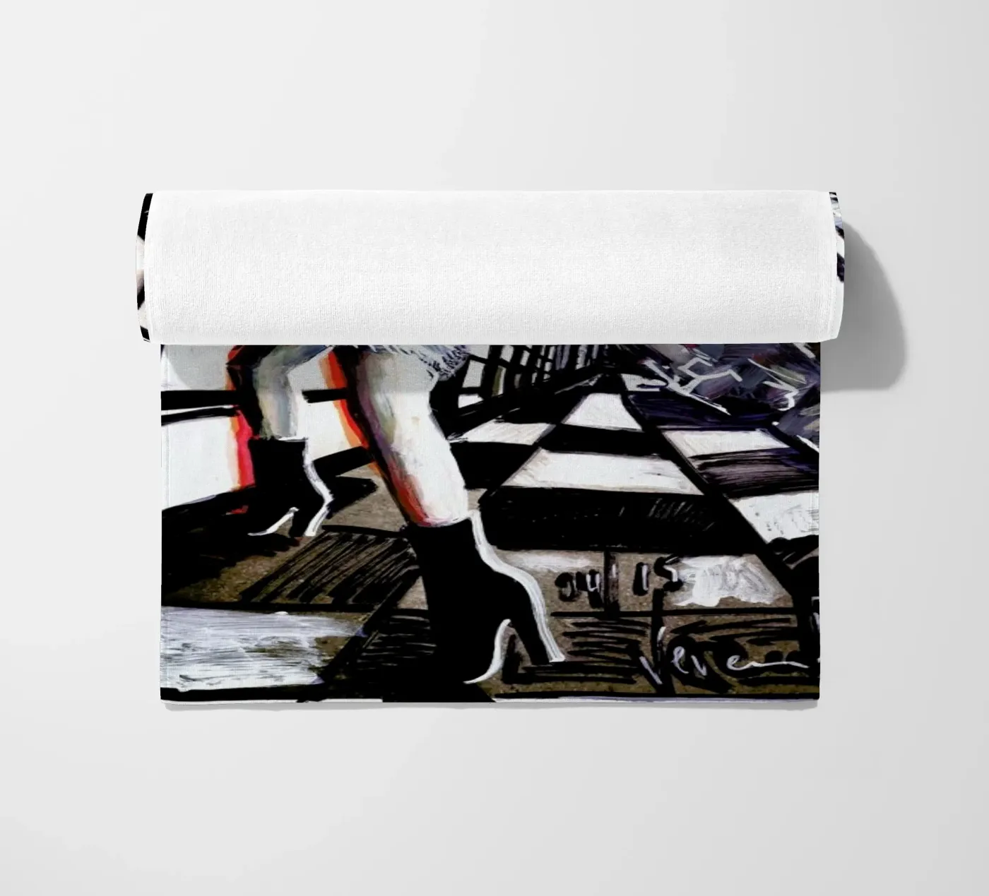 Movement beach towel by Verena Bonath | 21st aesthetics