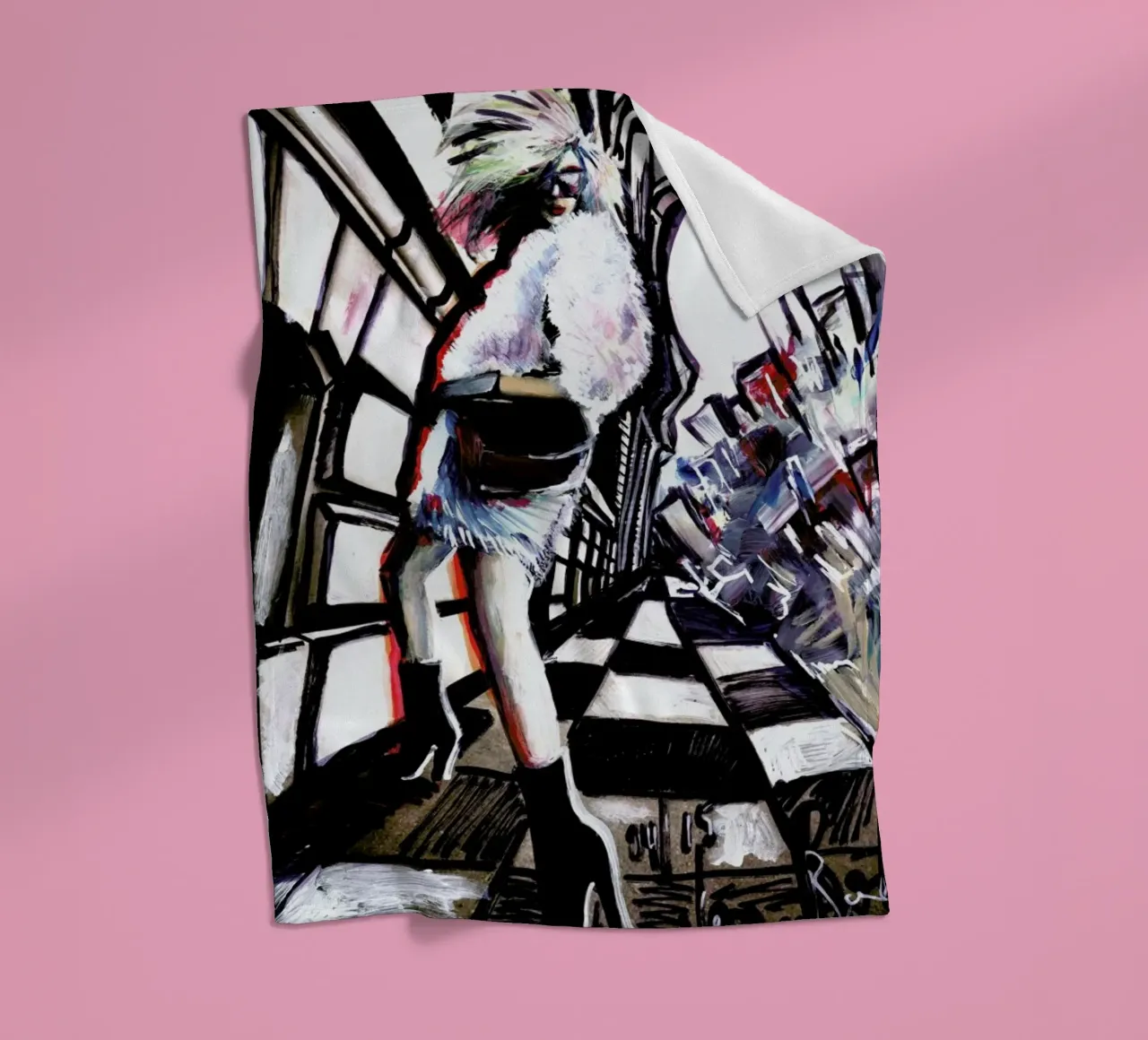 Movement Fleecedecke von Verena Bonath | 21st aesthetics