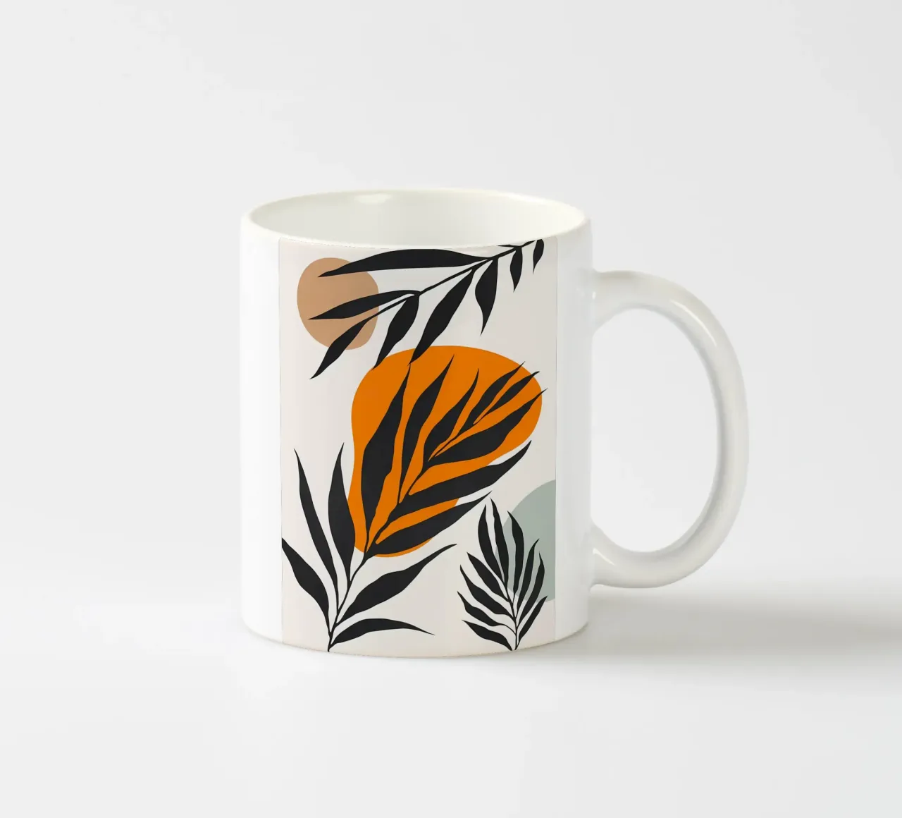 Floreale minimalista tazza in ceramica da Locquinn Fuller
