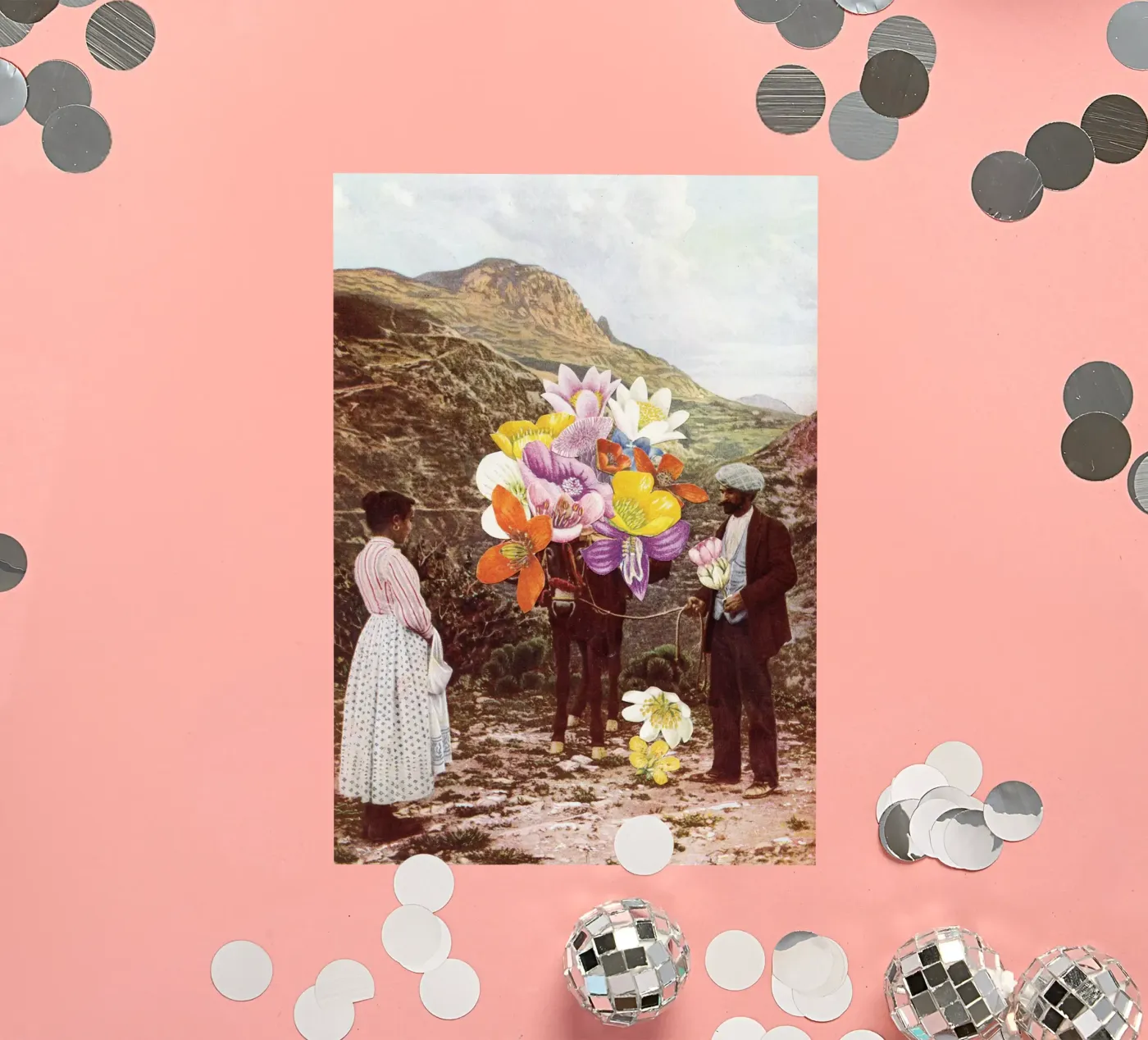 De vrijer sticker van Cassia Beck Collage