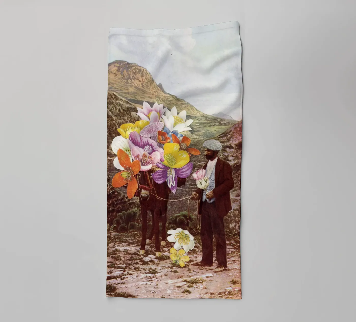 De vrijer badhanddoek van Cassia Beck Collage