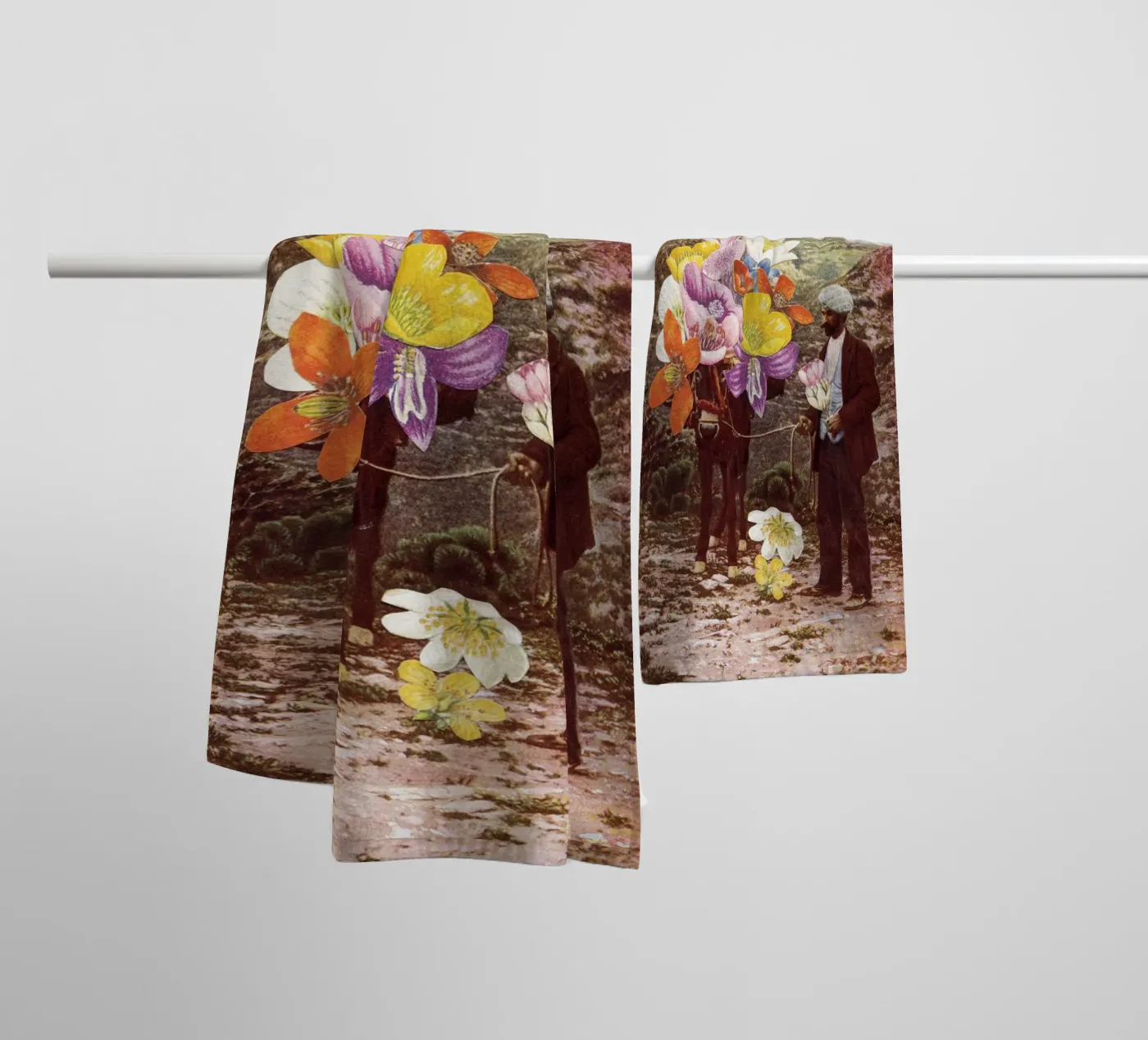 De vrijer badhanddoek van Cassia Beck Collage
