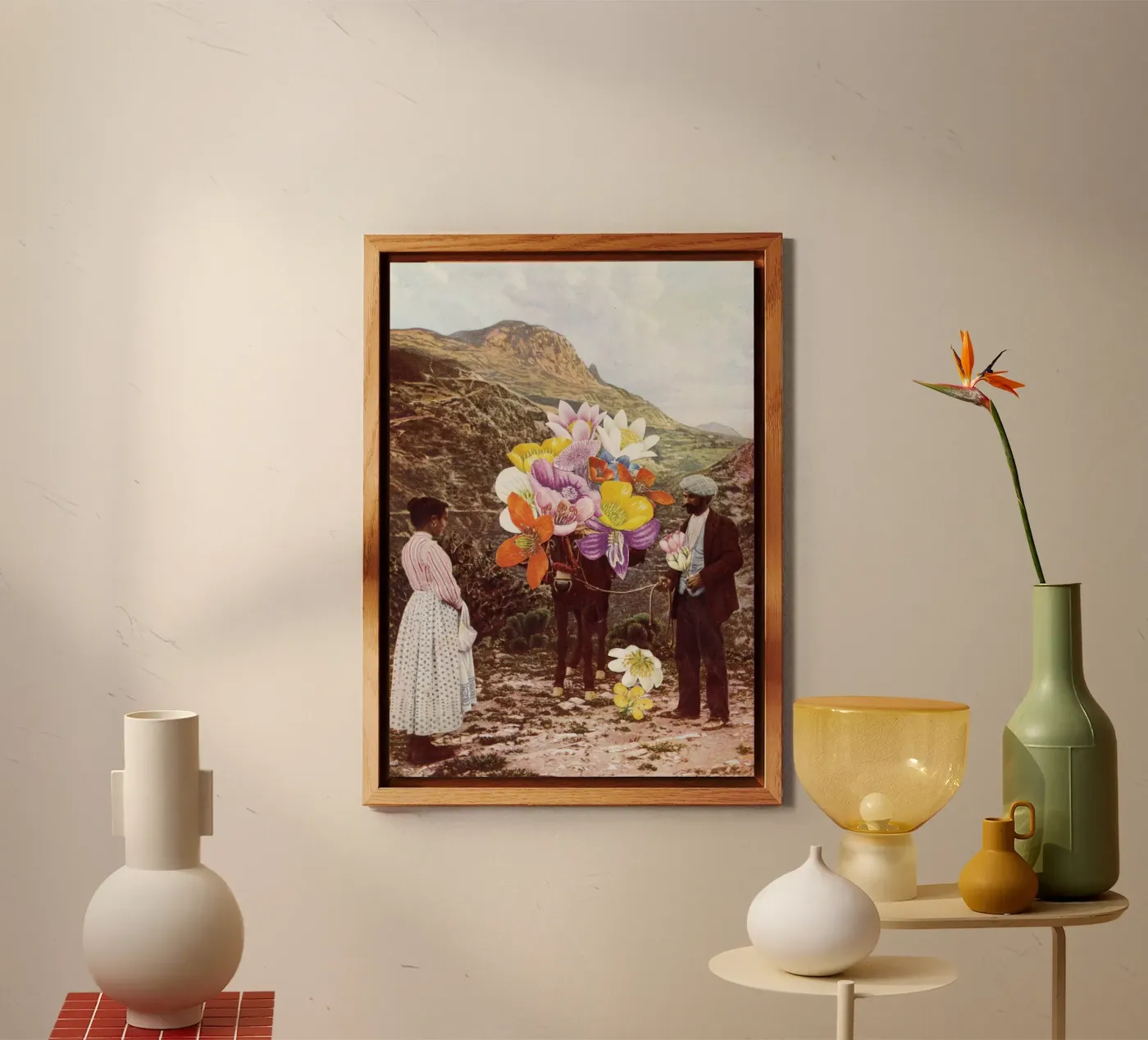 The Suitor forex plate by Cassia Beck Collage
