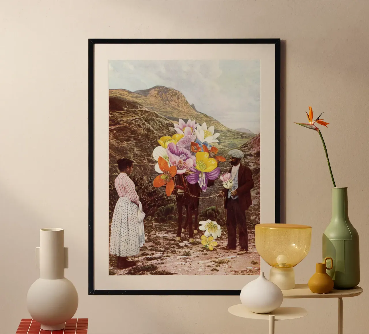 De vrijer poster van Cassia Beck Collage