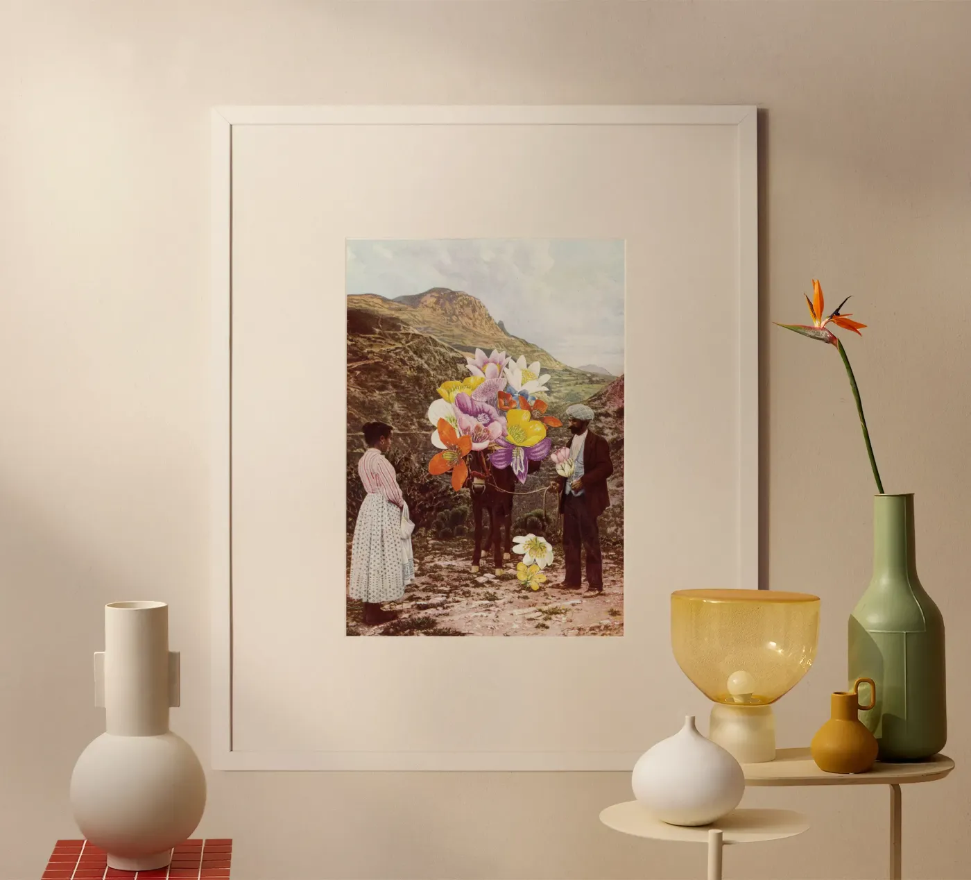 The Suitor poster da Cassia Beck Collage