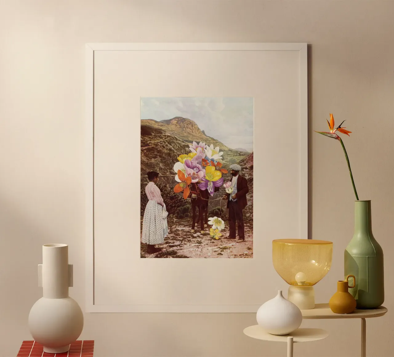 De vrijer poster van Cassia Beck Collage