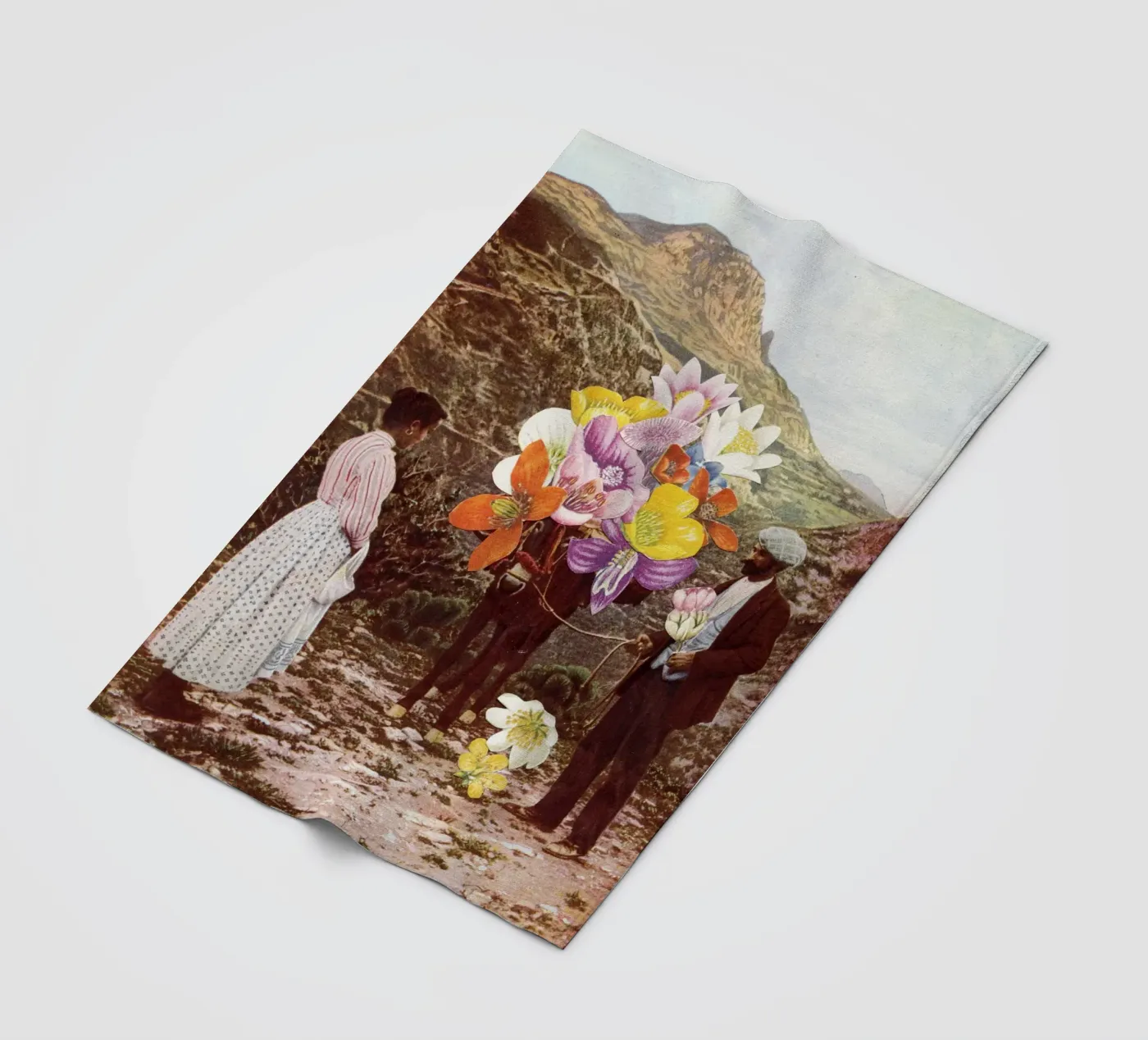 De vrijer fleecedeken van Cassia Beck Collage