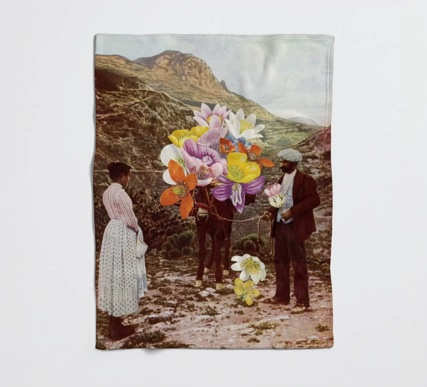 De vrijer fleecedeken van Cassia Beck Collage