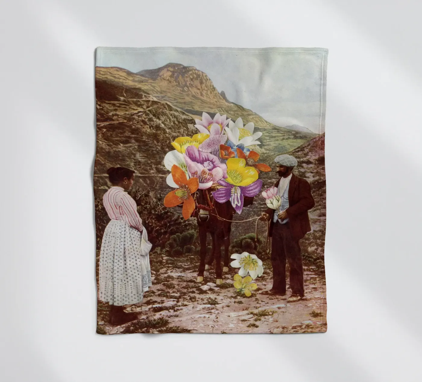 De vrijer fleecedeken van Cassia Beck Collage