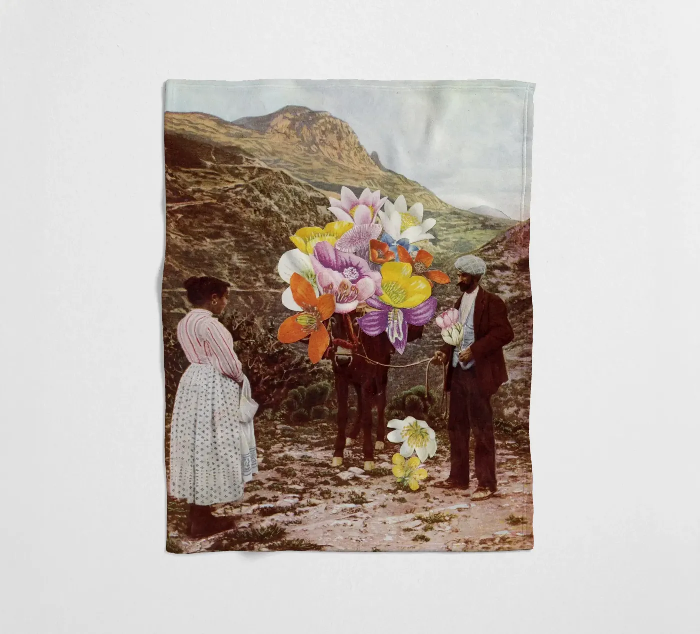 De vrijer fleecedeken van Cassia Beck Collage