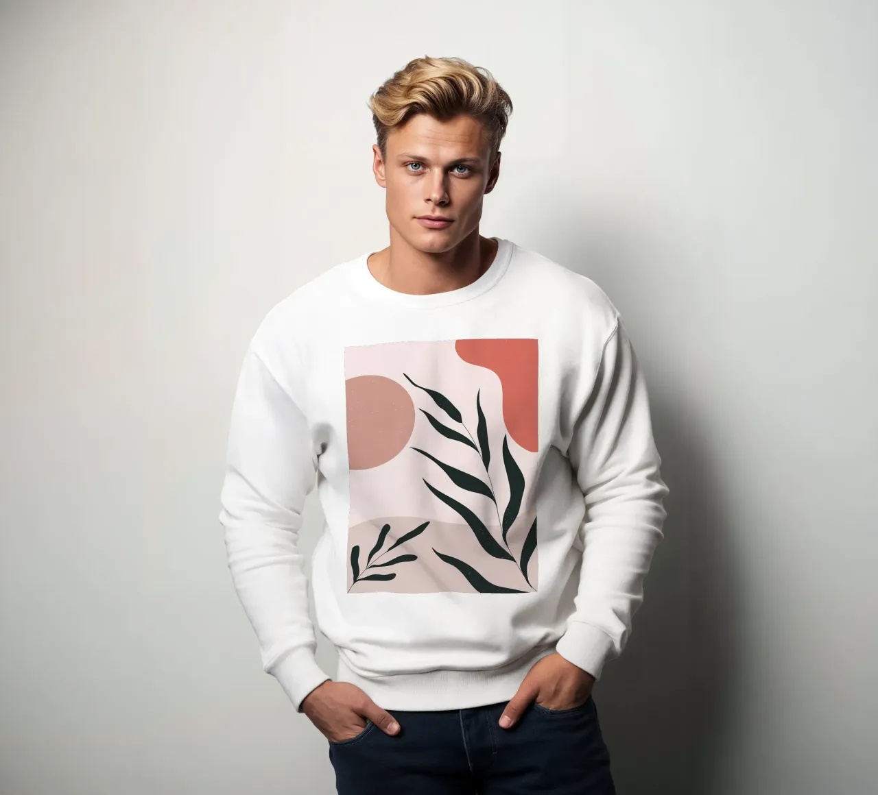 Abstract Minimal Boho sweatshirt by Locquinn Fuller