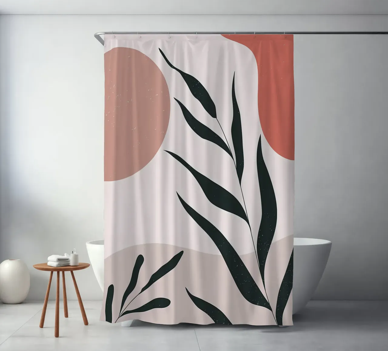 Abstract Minimal Boho douchegordijn van Locquinn Fuller