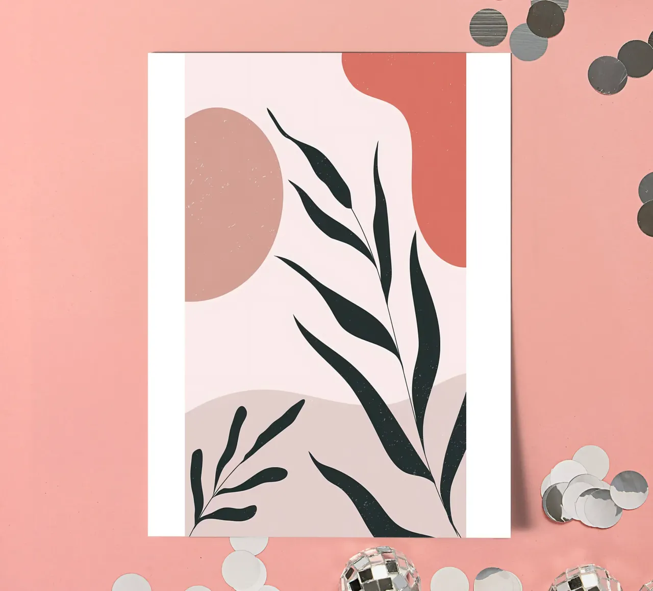 Astratto Minimal Boho foglio adesivo da Locquinn Fuller