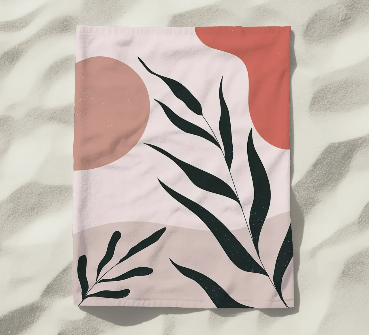 Abstract Minimal Boho strandhanddoek van Locquinn Fuller
