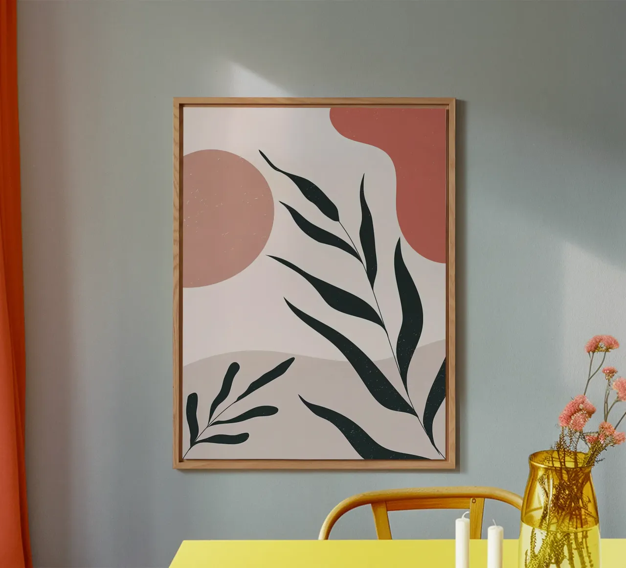 Astratto Minimal Boho alluminio dibond da Locquinn Fuller