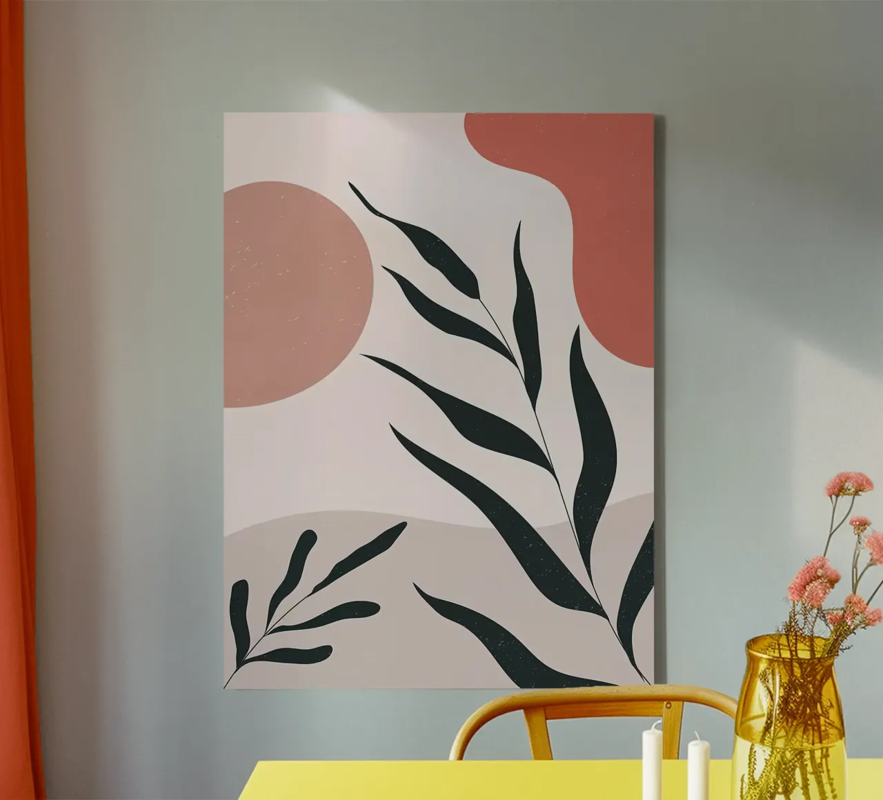 Abstract Minimal Boho canvas van Locquinn Fuller