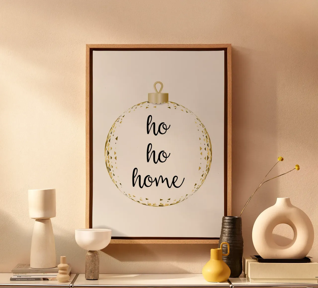 Ho ho home canvas by HolidaysCandyWalls