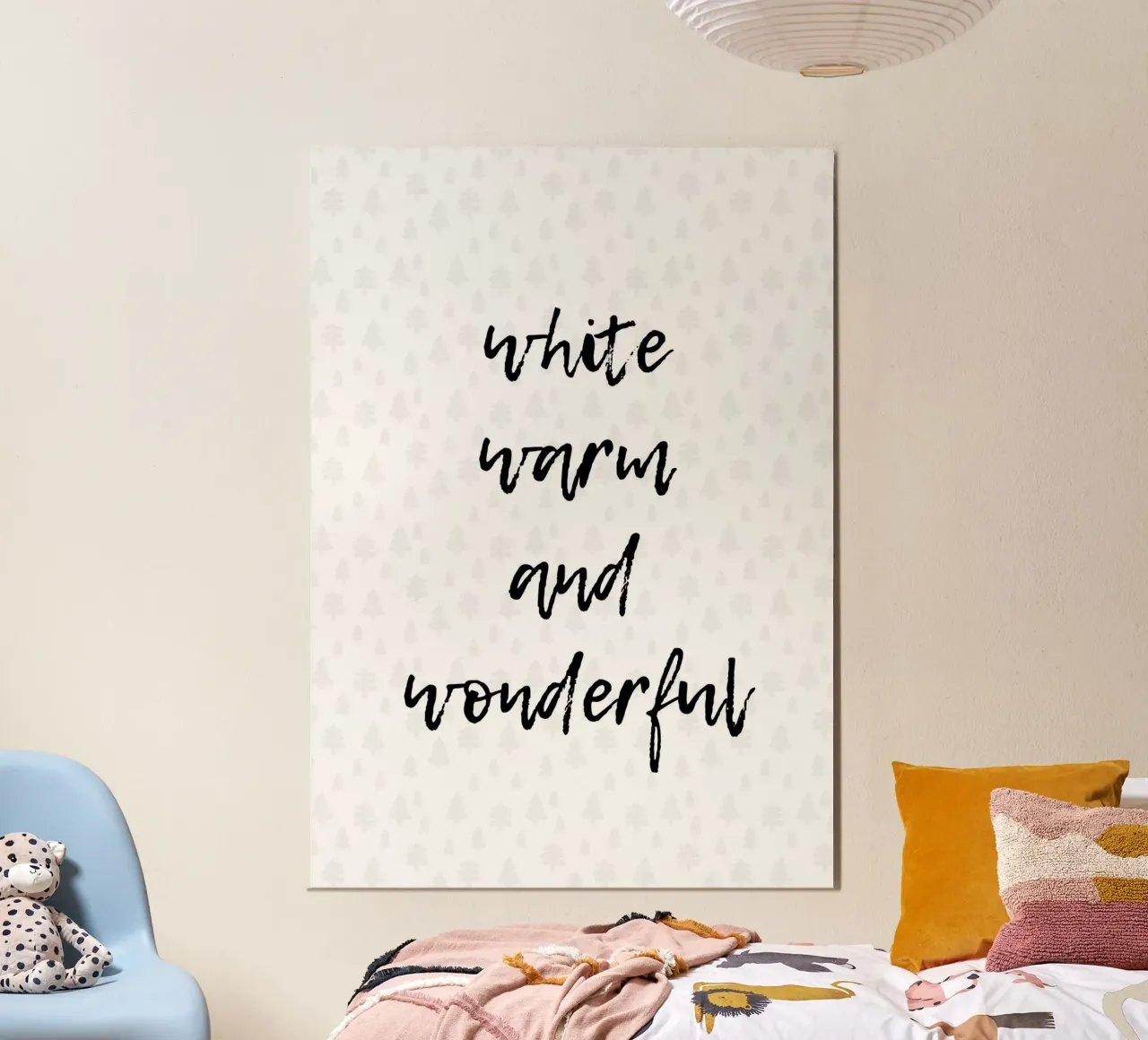 White warm and wonderful carta hahnemühle da HolidaysCandyWalls